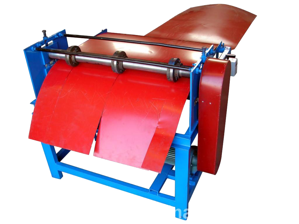 Simple metal sheet cutting machine